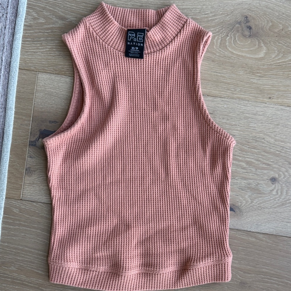 P.E Nation Coral Ribbed Muscle Tee - Picture 2 of 2